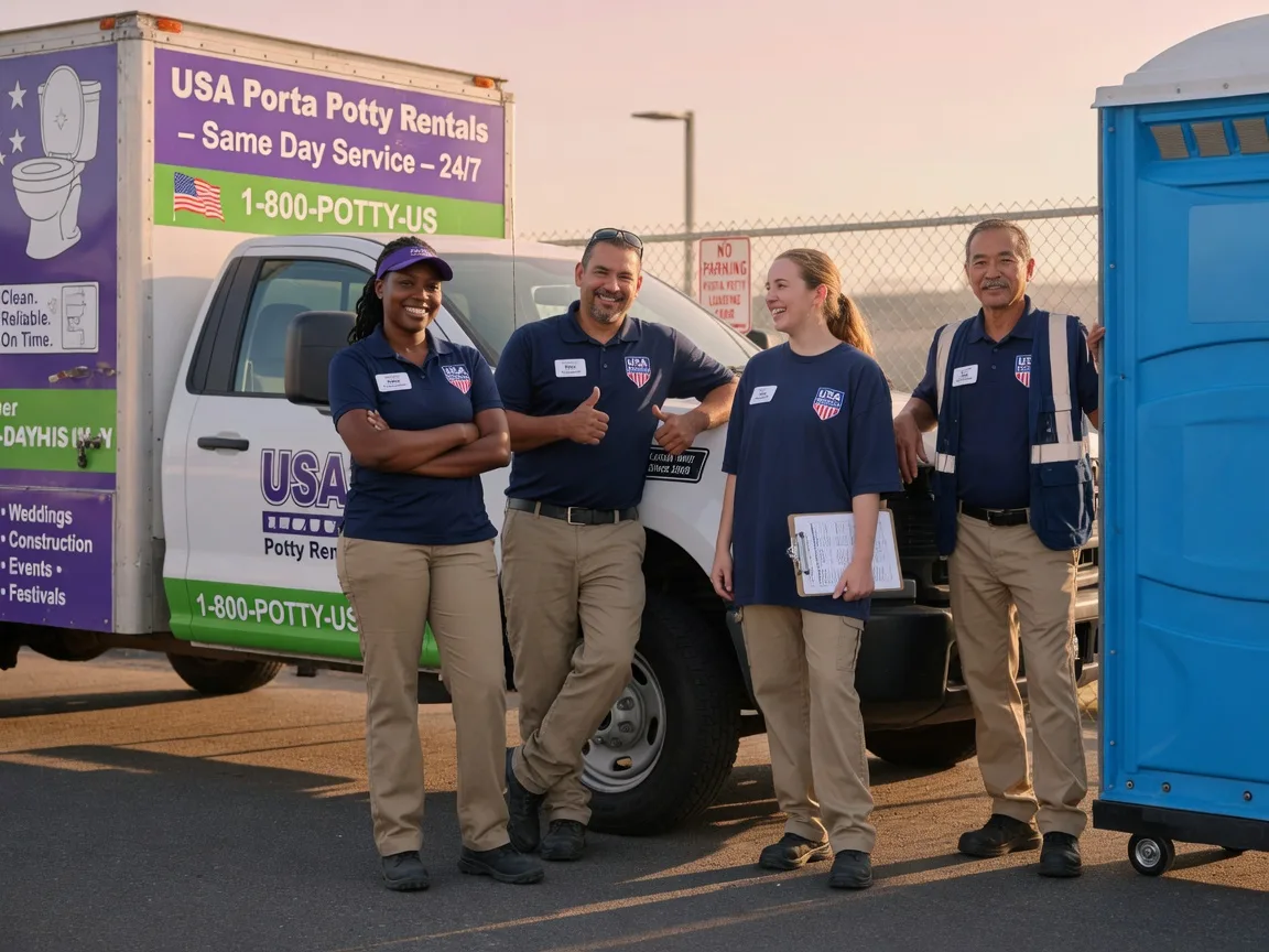 Porta Potty Rental company in Llano, CA